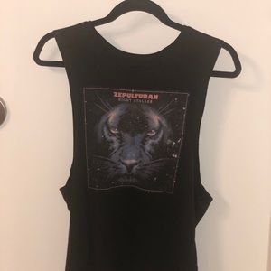 Vintage Led Zeppelin tank.